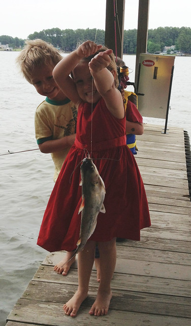 sass caught a fish
