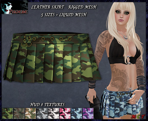 *P* Valerie MESH Skirt ~Camouflages HUD~
