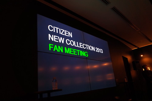 CITIZEN NEW COLLECTION 2013 FAN MEETING