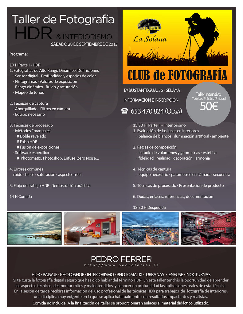 Taller HDR & Interiorismo - Club de Fotografía La Solana