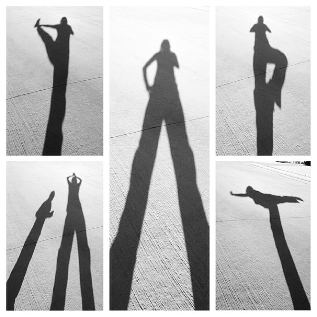Way too much fun with my shadow.