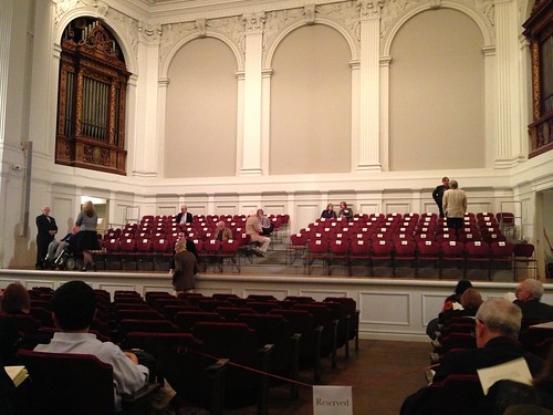The empty stage, American Academy of Arts and Letters Ceremonial