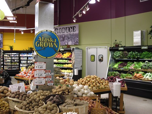 From potatoes to lettuce, fresh Alaskan-grown produce will be made available in the new store. Photos by Jane Gibson, USDA.
