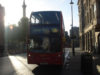 London General EH28 on Route 88, Trafalgar Square