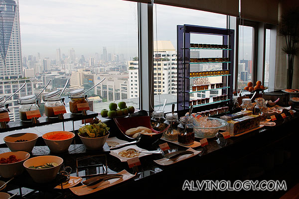 Pick your breakfast while enjoying the panoramic view of the city