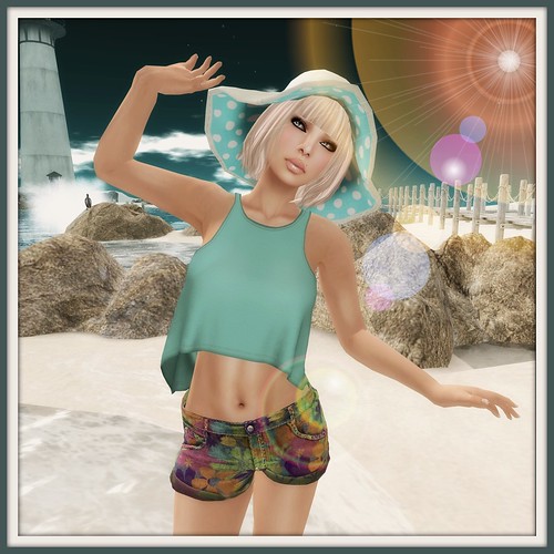 Citrus NEW! Mesh shorts and tank for The Thrift Store - 49L each of HUD packs or 125L by Faithless Babii