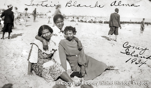 On the Beach, Coney Island. 1934