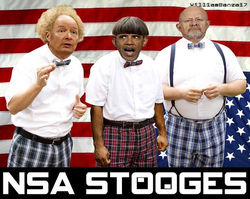 NSA STOOGES by WilliamBanzai7/Colonel Flick