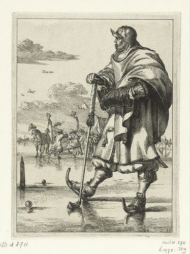 005-Jugadores en el hielo, Romeyn de Hooghe, 1670 - 1685-Rijkmuseum