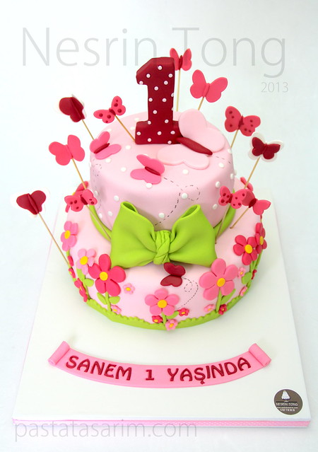 sanem 1st birthday cake