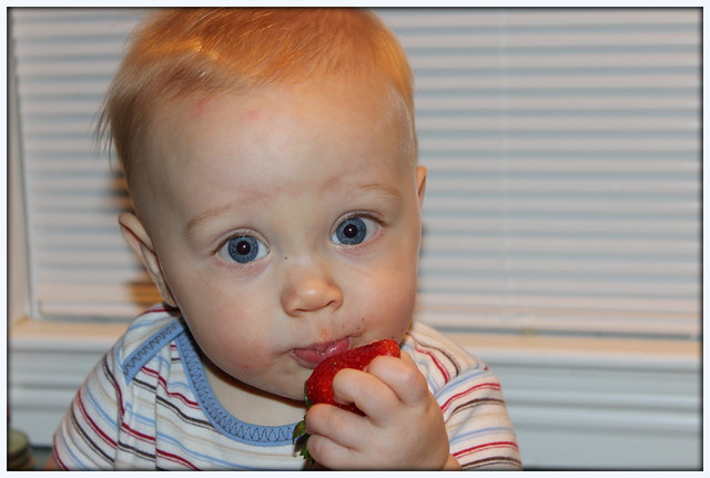 eatin' strawberries