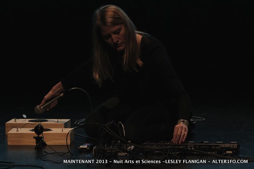 Maintenant 2013 Nuit Arts et Sciences Lesley Flanigan