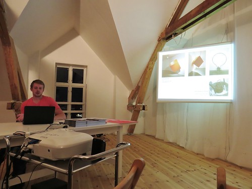 Johannes Säre artist talk at RKS
