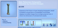 Dixie Flatscreen Holographic Television by Corebital Designs