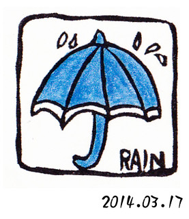 藍色小雨傘