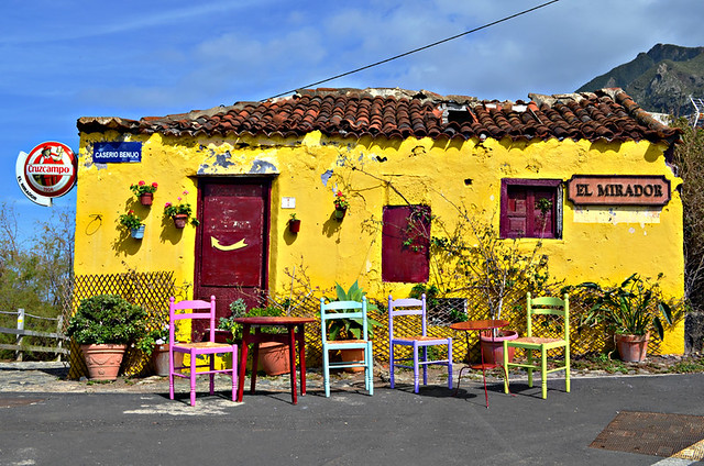 Restaurant El Mirador, Anaga Mountains, Tenerife