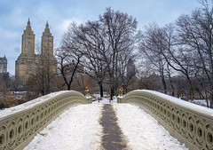 Bow Bridge, Central Park, New York.