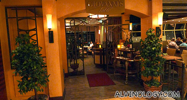 Giovanni's Table italian restaurant 