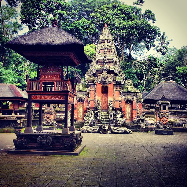 Monkey temple in #ubud. I feel that I've been here before. Many years ago. #travel #bali #temple