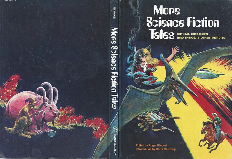 Rod Ruth - Front And Back Cover For "More Science Fiction Tales" by Roger Elwood, 1975