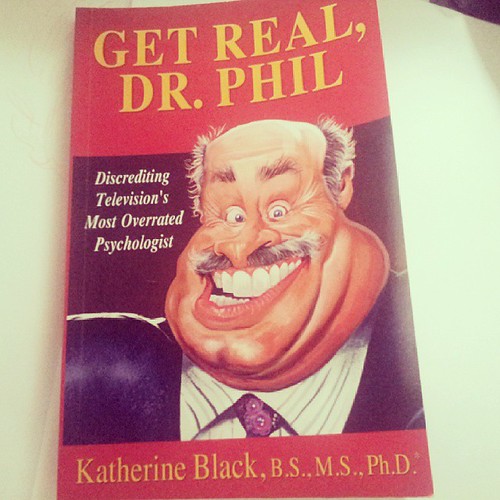 Dr. Phil caricature for book cover " Get real Dr. Phil" by Katherine Black. by caricaturas