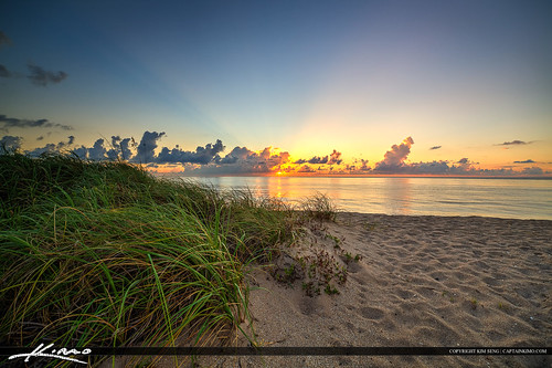 Sunrise from Singer Island Beach Along East Coast by Captain Kimo