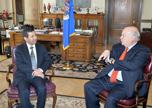 OAS Secretary General met with the Secretary General of the Pan American Institute of Geography and History