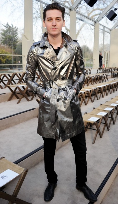 6 George Craig wearing Burberry at the Burberry Prorsum Womenswear Autumn Winter 2013 Show