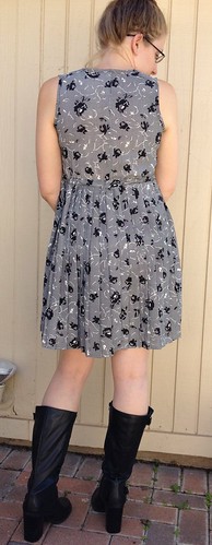 Pleated Babydoll Dress Refashion - After