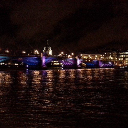 lo skyline serale di Londra