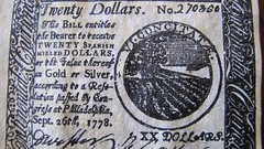 20 dollar colonial note