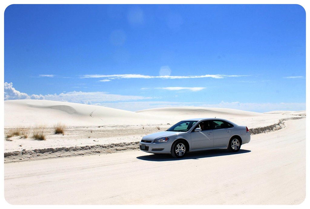 White Sands New Mexico car