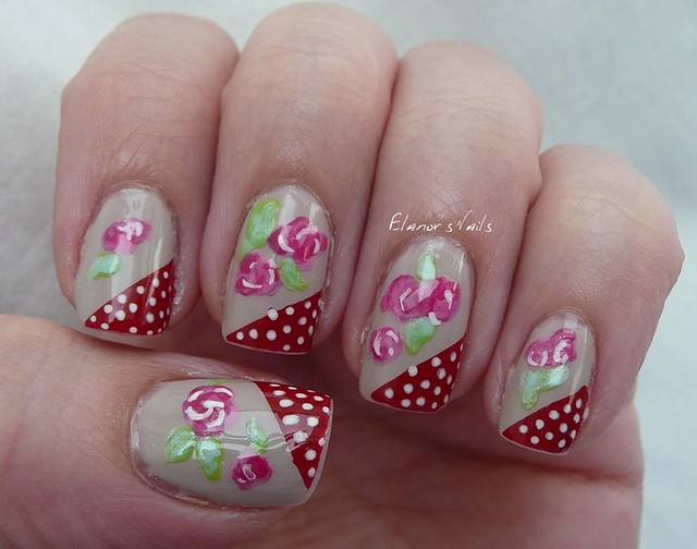 polka dots + roses 2