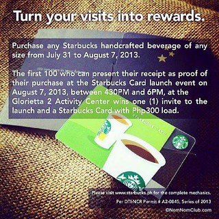 Starbucks Card Launch at Glorietta