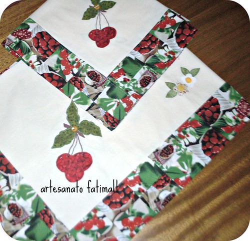 cerejas-toalha de mesa e de fogão by fatimalt