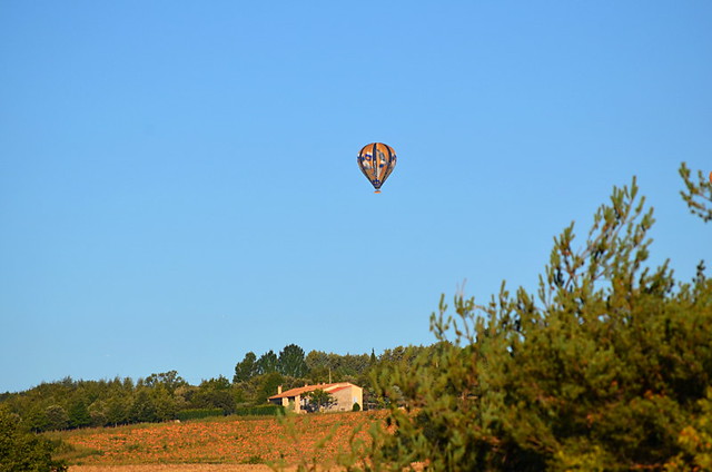 Hot air balloon, Provence, France
