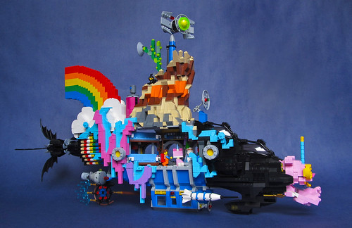 "We Can Make a Bat-submarine… (Patent Pending)": LEGO Movie Submarine Side View