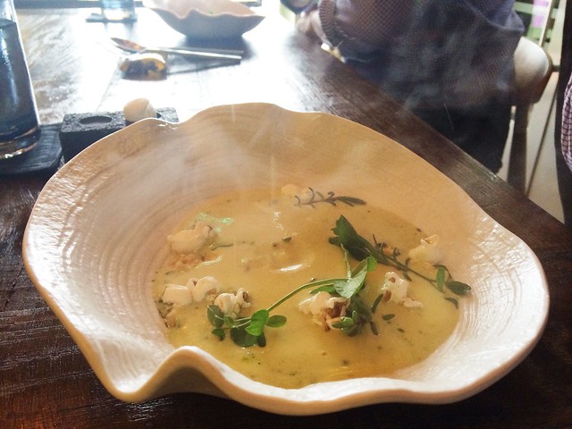 Scallop and Corn Soup, Tippling Club