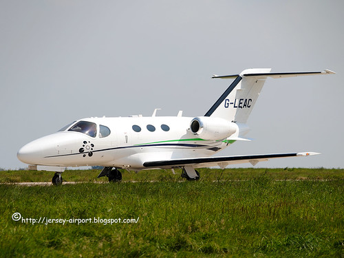 G-LEAC Cessna 510 Citation Mustang by Jersey Airport Photography