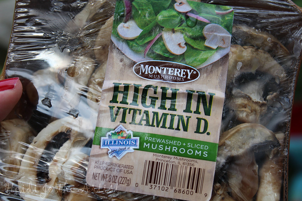 High in Vitamin
D-Mushrooms