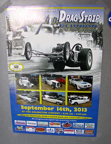 Wahoo!  Drag races nearby, on a day we can go!