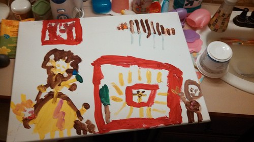 Lily painted the zoo