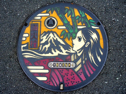 Fuji Shizuoka , manhole cover 2 （静岡県富士市のマンホール２）