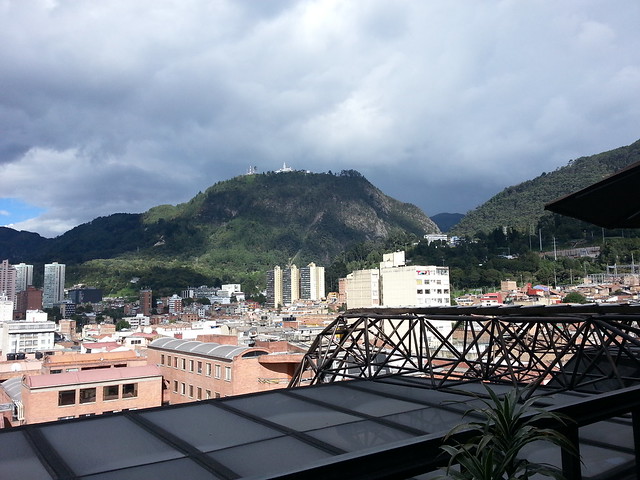 Mt. Monserrate from the game room window