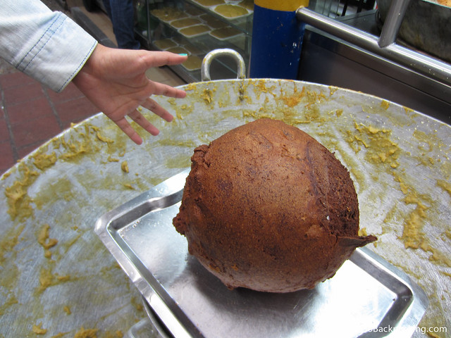 This 50,000 peso ($25) buñuelo is larger than the average person's head