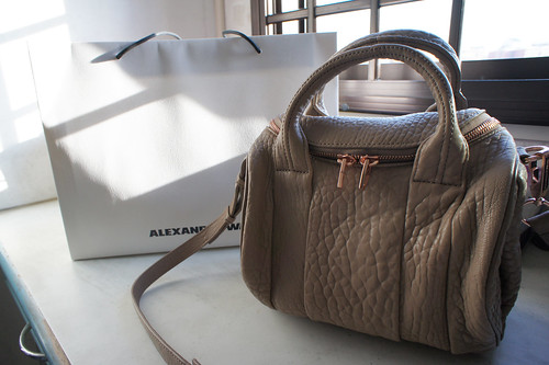 Alexander Wang Rockie in Latte with Rose Gold