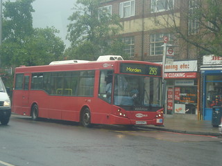 Metrobus 715 on Route 293, North Cheam/Queen Victoria
