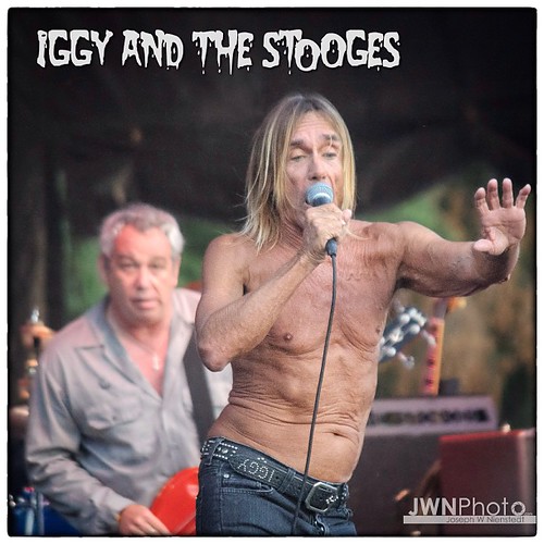 There is so much punk rock in this photo it hurts... Oh, and your belt's upside down Mr. Pop.   #riotfest #toronto #iggyandthestooges #iggypop #mikewatt #theminutemen #rawpower #punkrock #rocknroll #legends #music