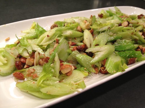 Celery Salad with Dates, Almonds and Parmesan Jenifer