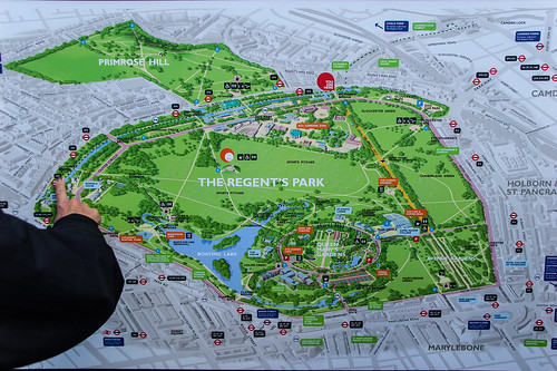 Plan du Regent's Park